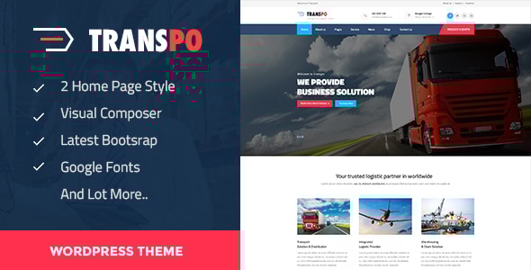 TRANSPO - Logistic & Transport WordPress theme Logo